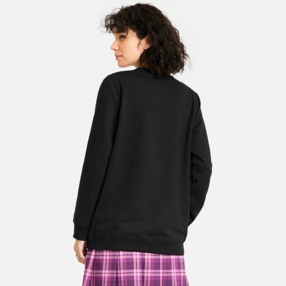 The Rolling Stones Tongue Graphic Black Band Sweatshirt - Picture 3 of 3